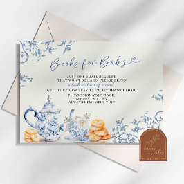 Stofbloem Chinees Baby Shower Boeken Voor Baby Informatiekaartje
