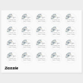Stofbloem Dank je wel Stickers (Vel)