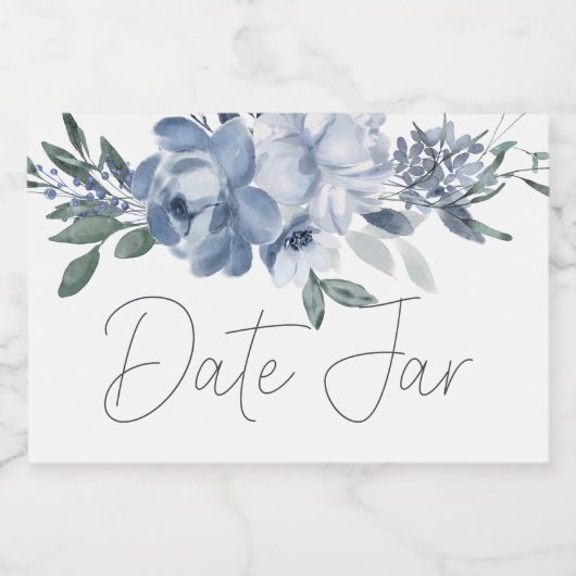 Stofbloem Date Night Pot Voedselcontainer Etiket (Enkel label)