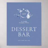 Stofbloem Dessert Bar Uithangbord Poster (Voorkant)