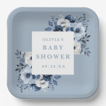Stofbloem Elegante Landelijke Bloemige Baby Shower