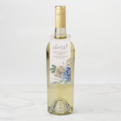 Stofbloem en Ivoor Bloemen Waterverf Flessenhanger (Op fles)