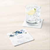 Stofbloem Eucalyptus Waterverf Bruiloft Kartonnen Onderzetters (Insitu)