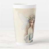 Stofbloem Fee (passend dagboek verkrijgbaar) Latte Mok (Voorkant)
