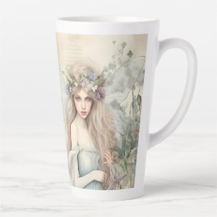 Stofbloem Fee (passend dagboek verkrijgbaar) Latte Mok