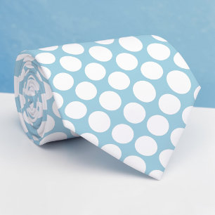 Stofbloem Grote Stippen Aangepaste Heren Das