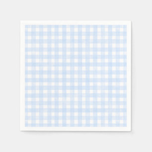 Stofbloem klassieke gingham servet