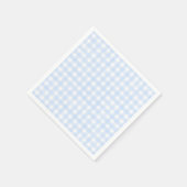 Stofbloem klassieke gingham servet (Hoek)