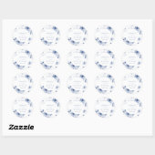 Stofbloem Koppel Naam Sticker (Vel)