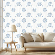 Stofbloem Lichtblauwe Madelief Vintage Bloemen Zac