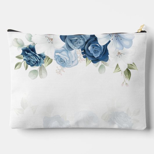 Stofbloem Monogram Script Waterverf Etui (Achterkant)