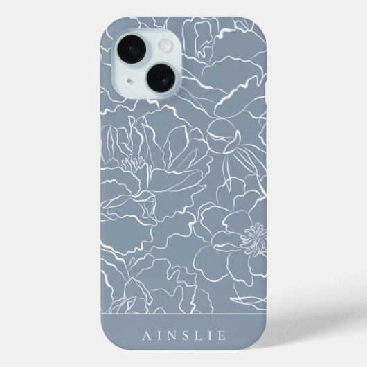 Stofbloem Motief Persoonlijk Case-Mate iPhone Case (Achterkant)
