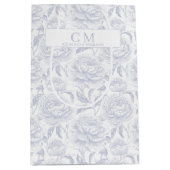 Stofbloem Pioen Chinoiserie Medium Cadeauzakje (Voorkant)