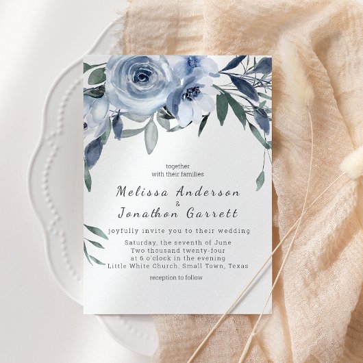 Stofbloem Rozen Bloemen Boho Bruiloft Kaart