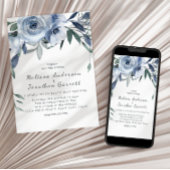 Stofbloem Rozen Bloemen Boho Bruiloft Kaart