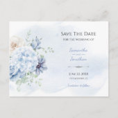 Stofbloem Save The Date | Aankondigingskaart (Voorkant)
