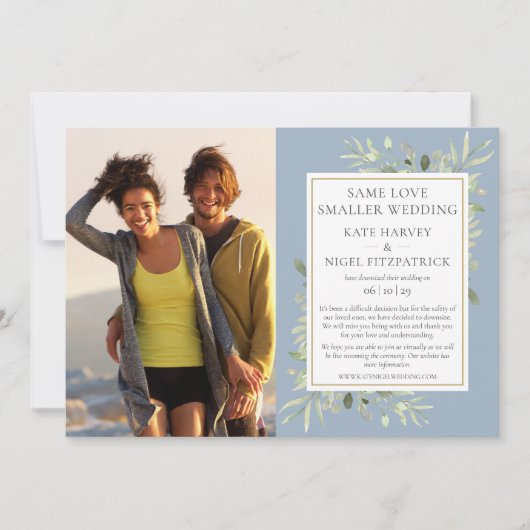 Stofbloem Verkleind Uitnodigingskaartje voor Micro Kaart (Voorkant)