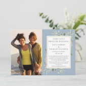 Stofbloem Verkleindde Micro Trouw Aankondiging (Staand voorkant)