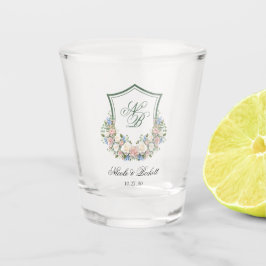 Stofbloem Wapen Huwelijk Shot Glas