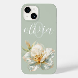 Stofbloem Waterverf Bloem Case-Mate iPhone 14 Hoesje