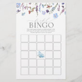 Stofbloem Waterverf Wilde Bloem Bruidsbingospel (Voorkant)