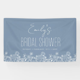 Stofbloem Wilde Bloem Boho Bruiloft Bridal Shower Spandoek