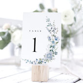 Stofbloem Wilde Bloem Bruiloft Tafel Nummers