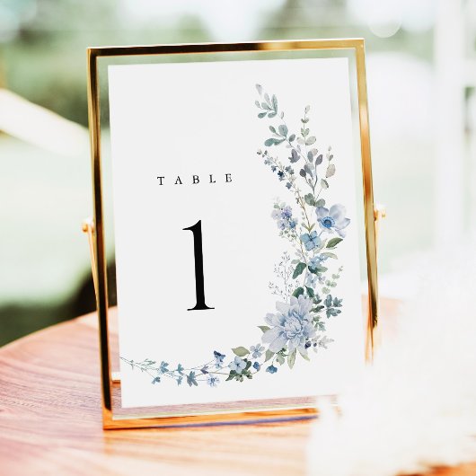 Stofbloem Wilde Bloem Bruiloft Tafel Nummers
