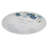 Stofbloemige blauwe bloeiende Eucalyptus Succulent Snijplank (Hoek)