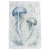 Stofbloemkwal jongens babyshower medium cadeauzakje (Achterkant)