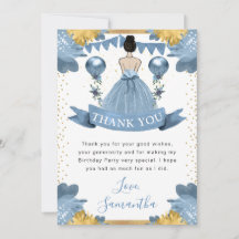 Stofblouse Blauwe Jurk Bruinharige Prinses Verjaar