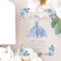 Stofblouse Zilveren Prinsessen Jurk Quinceañera 
