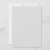 Stofbruiloft in pastorale zomerstijl kaart (Achterkant)