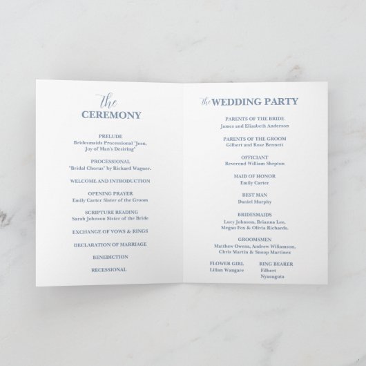 Stofbruiloft met wilde bloemen programma (Binnen)