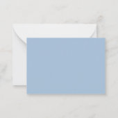 Stofbruiloft reactie RSVP Notitiekaartje (Achterkant)