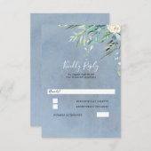Stofbruiloft RSVP en groen (Voorkant / Achterkant)