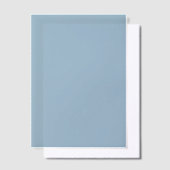 Stofbruiloft Vellum Uitnodigingen (Offset)