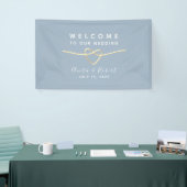 Stofbruiloft Welkom Spandoek (Beurs)