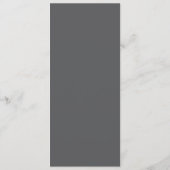 Stofbruin Beige Bloemmotief Goud Geometrisch Diner Menu (Achterkant)