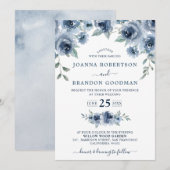 Stofbruin Blauwe Leisteen Bloemrijke Botanische Ch Kaart (Voorkant / Achterkant)