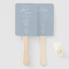 Stofbruin Blauwe Minimalistische Moderne Script Tr Handwaaier