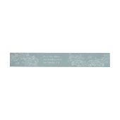 Stofbruin Blauwe Regency Trouwretouradres (Individueel)
