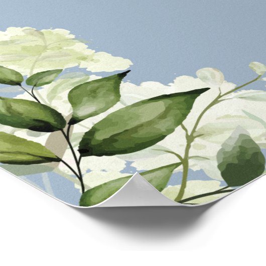 Stofbruin Hart Script Trouw Welkom Bord Poster (Hoek)