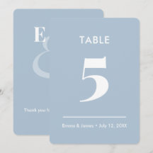 Stofbruine Ampersand Bruiloft | Tafelnummer