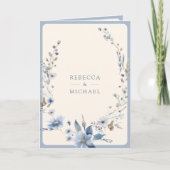 Stofbruine Boho Wildflower QR Code Trouwen (Voorkant)