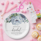 Stofbruine Bruiloftsshowers Papieren Bordje (Feest)