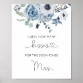 Stofbruine hoeveel kussen bruidsboeket poster (Voorkant)