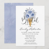 Stofbruine Pioen Ijsje Bruidsmeisjesfeest Kaart (Voorkant / Achterkant)