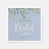 Stofbruine Waterverf Bruidsdouche Servet (Voorkant)