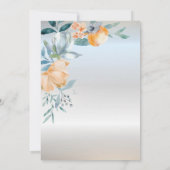 Stofbrunch Rozen, Wijn, Zilver Vrijgezellenfeest Kaart (Achterkant)